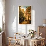  Slika - Carl Spitzweg – Well-Wisher Presenting Flowers 80x120 U prirodnom drvenom okviru | shoptok.hr
