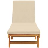  Ležaljka Smeđa 199 x 63 x 85 cm Čvrsto drvo akacije | Eponuda.com