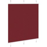  Plisirana zavjesa Bordo crvena 115x100 cm Širina tkanine 114,4 cm Poliester | shoptok.hr