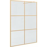  Zid za walk-in tuš Zlatno 140 x 195 cm Staklo otporno na udarce | shoptok.hr