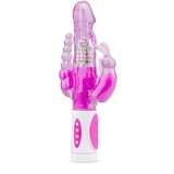 EasyToys Raving Rabbit - vibrator s 3 zobmi (roza) | Shoptok.si
