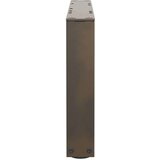  noge jedilne mize v-oblika 2 kosa naravno jeklo 50x(30-31,3) cm | Shoptok.si