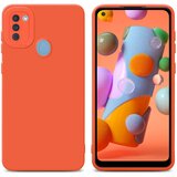Cadorabo Ohišje, združljiv s Samsungom v tekočini Orange - Zaščitni pokrov iz fleksibilnega silikona TPU, (20603395) | Shoptok.si