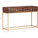  Konzolni stolić 122x36x75 cm Masivno drvo manga | shoptok.hr