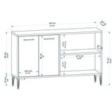 Hanah home komoda frezya sapphire oak white