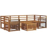  Setovi sofa 7 pcs Prirodna Čvrsto drvo akacije | Eponuda.com