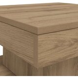  Stolić za kavu s LED svjetlima boja hrasta artisan 50x50x40 cm | shoptok.hr