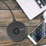 Manhattan kućni punjač 102186, 10W, Bežični, Qi, Crni | shoptok.hr