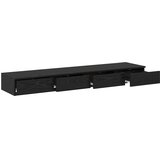  Ladice za krevet s ladicama Crni hrast 160 x 36,5 x 16,5 cm | Eponuda.ba