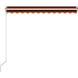 Tenda na ručno uvlačenje 350 x 250 cm narančasto-smeđa | Eponuda.com