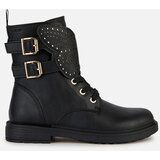 Geox Black Girls Ankle Boots Eclair - Girls Cene