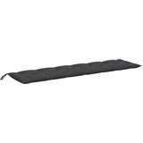  Jastuci za vrtnu klupu 2 kom antracit 200x50x7 cm tkanine | shoptok.hr