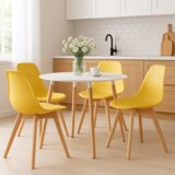  KITO stolica senf / prirodne noge x 4 | shoptok.hr