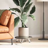 vidaXL Noge s ukosnicama za stolić za kavu 4 kom. bijele 10 cm, puni čelik | shoptok.hr