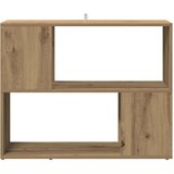 vidaXL Knjižna omara/pregrada artisan hrast 80x24x63 cm | Shoptok.si