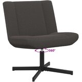  Stolica na kotačiće Tamno siva 63 x 75 x 76 cm Janjeća koža | shoptok.hr