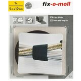 Fix-o-moll kabelska spojnica na čičak technic (5 m x 10 mm, crne boje) Cijene