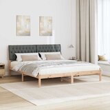  Krevetni okvir s tapiciranim uzglavljem Smeđa 180 x 200 cm | Eponuda.com