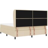 Box spring postelja z vzmetnico krem 180x200 cm tkanina, (22051376) | Shoptok.si