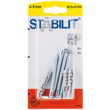 STABILIT Razcepni zidni vložki Stabilit (premer: 8 mm, dolžina: 40 mm, 4 kosa, s kavlji) Cene