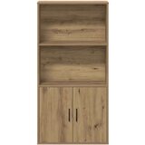 vidaXL Knjižna omara artisan hrast 60x24x120 cm inženirski les | Shoptok.si