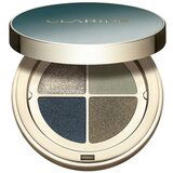 Clarins Ombre 4 Colour Eye Palette paleta sjenila za oči za dugotrajni efekt nijansa 05 - Jade Gradation 4.2 g | shoptok.hr