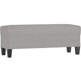  Klupa svjetlosiva 100 x 35 x 41 cm od tkanine - Svjetlosiva 100 x 35 x 41 cm | shoptok.hr