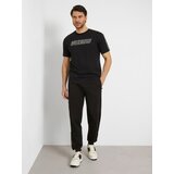 Guess Majica 'Arlo' svetlo siva / črna | Shoptok.si