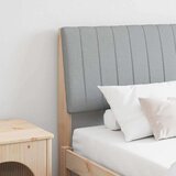 vidaXL Tapecirani uzglavlje Svijetlo siva 180 cm Čvrsto borovo drvo | shoptok.hr