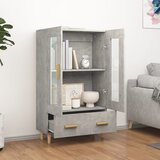  Visoka komoda siva boja betona 70x31x115 cm konstruirano drvo | Eponuda.ba