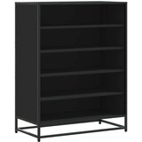 Ormarić za cipele crni 75x38x97 5 cm Konstruirano drvo i metal | shoptok.hr