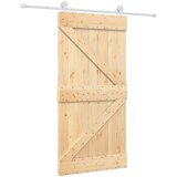  Klizna vrata Prirodna i bijela 100 x 210 cm Masivna borovina | Eponuda.ba