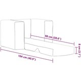  Otroški kavč moder mehak pliš, (21830216) | Shoptok.si