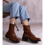 Gemre Brown ankle boots with fabric upper Kris | shoptok.hr