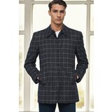 Dewberry PLT9206 MEN'S COAT-PATTERNED NAVY BLUE | shoptok.hr