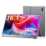 Arzopa Prenosni monitor 16.1'' (41 cm) QHD IPS 180Hz, mHDMI, USB-C, zvočniki, ovitek, Z3FC Cene