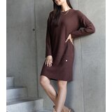 Gemre Bronze midi dress with a sheen Kadyra | Shoptok.si