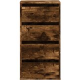 Kutni ladičar dimljena boja hrasta 40x41x76cm konstruirano drvo | shoptok.hr