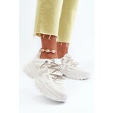 Boto Women's sneakers on a chunky sole with decorative lacing White Relissa | Shoptok.si