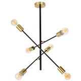  Lanny 6x15W Crno-zlatna | shoptok.hr