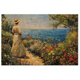 Slika - Nostalgic impression - a pensive woman contemplating 30x20 Akustična | shoptok.hr