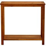 vidaXL Vrtna konzolna mizica 80x35x75 cm trden akacijev les | Shoptok.si