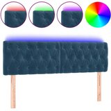  LED uzglavlje tamnoplavo 160x7x78/88 cm baršunasto | Eponuda.ba