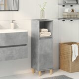 Furnova Kopalniška omarica betonsko siva 30x30x100 cm inženirski les, (21947195) | Shoptok.si