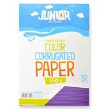 Junior jolly waves karton rebrasti a4 10k - odaberite nijansu ljubičasta ( 133157 ) | ePonuda.com