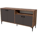 Hanah home artemis 1644 walnutanthracite console | ePonuda.com