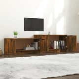 TV ormarić boja dimljenog hrasta158,5x36x45cm konstruirano drvo | shoptok.hr