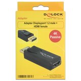 Delock 65571 DisplayPort / HDMI adapter [1x muški konektor DisplayPort - 1x ženski konektor HDMI] crna | Eponuda.ba