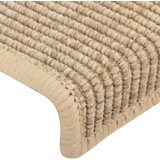  Prostirke za stepenice 15 kom 65x21x4 cm svijetlo bež pravokutni rub | Eponuda.ba