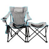  Sklopivi kamperski sto + stolica siva/plava | Eponuda.com